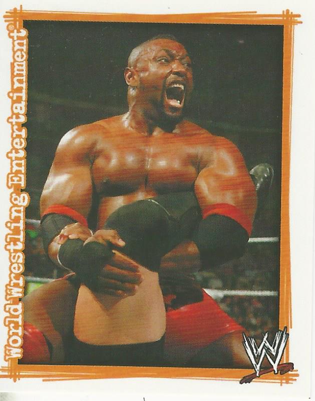 WWE Topps Superstars Uncovered 2007 Sticker Marcus Cor Von #174