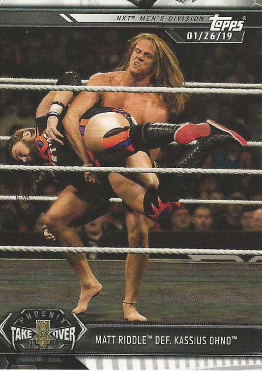 WWE Topps NXT 2019 Matt Riddle #74