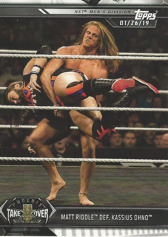WWE Topps NXT 2019 Matt Riddle #74