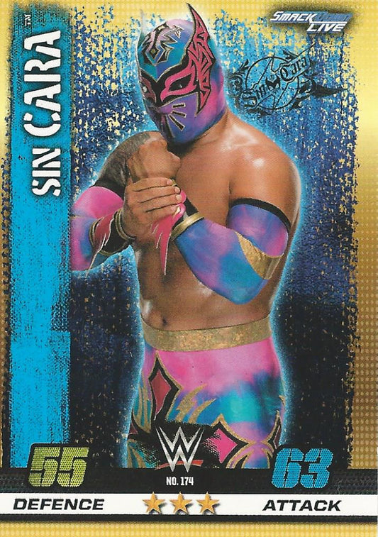 WWE Topps Slam Attax 10th Edition 2017 Sin Cara #174