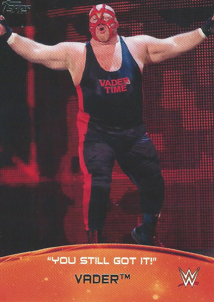 WWE Topps 2015 Vader 4 of 10 trading card PW Catalog