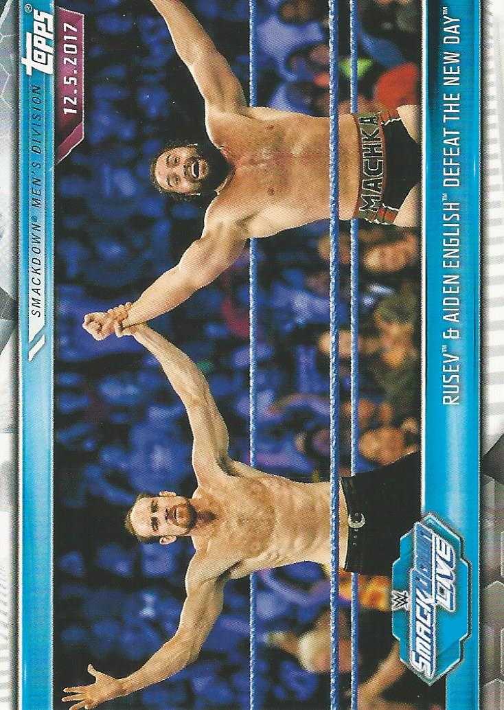 WWE Topps Champions 2019 Aiden English and Rusev #74