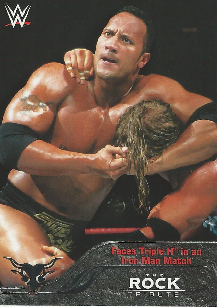 WWE Topps 2016 The Rock 14 of 40 trading card PW Catalog