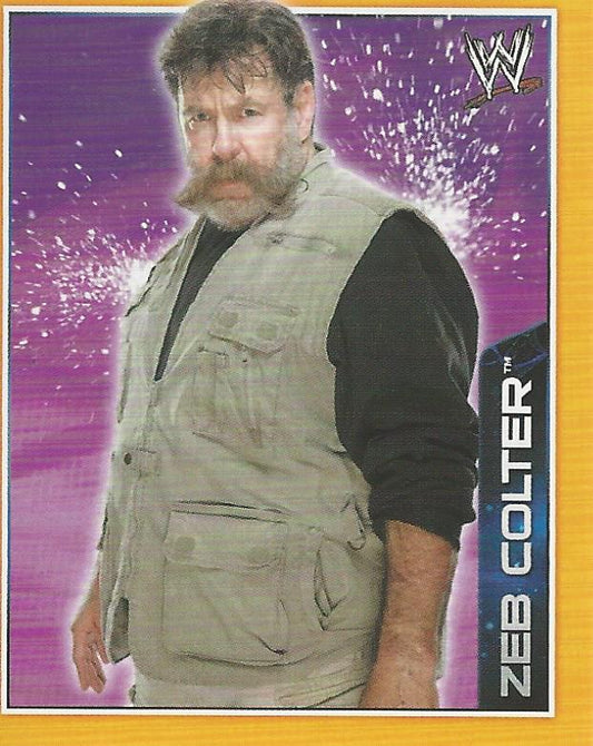 WWE Topps A-Z Sticker Collection 2014 Zeb Colter #174