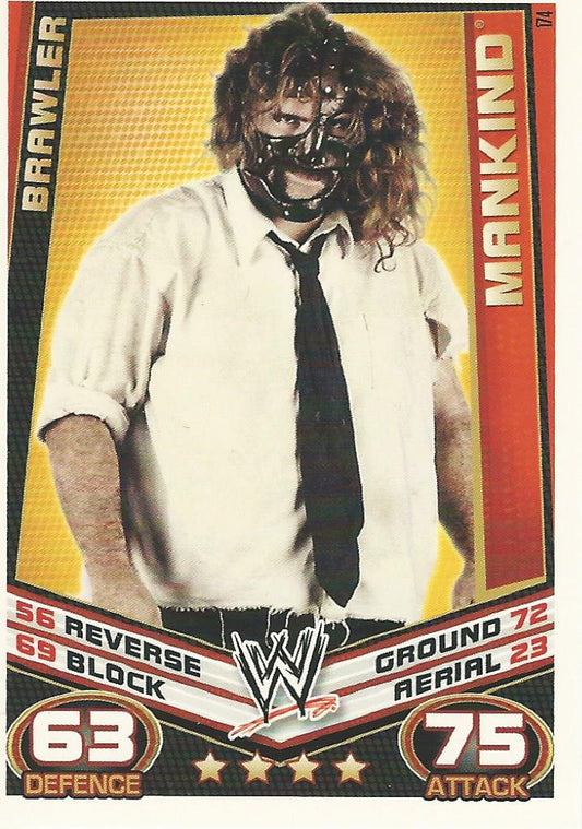 WWE Topps Slam Attax Rebellion 2012 Mankind #174