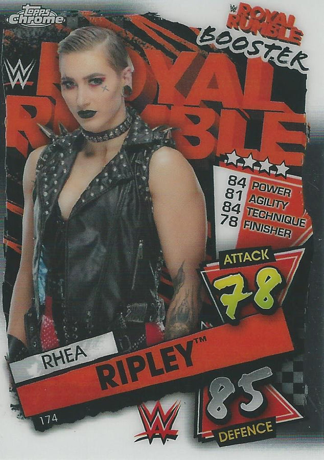 WWE Topps Slam Attax Chrome 2021 Rhea Ripley #174