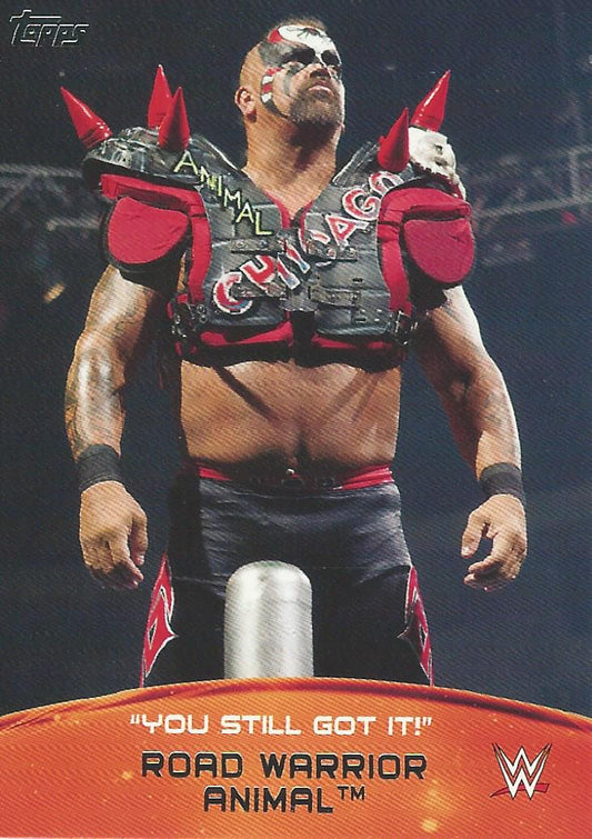 WWE Topps 2015 Animal LOD 5 of 10 trading card PW Catalog