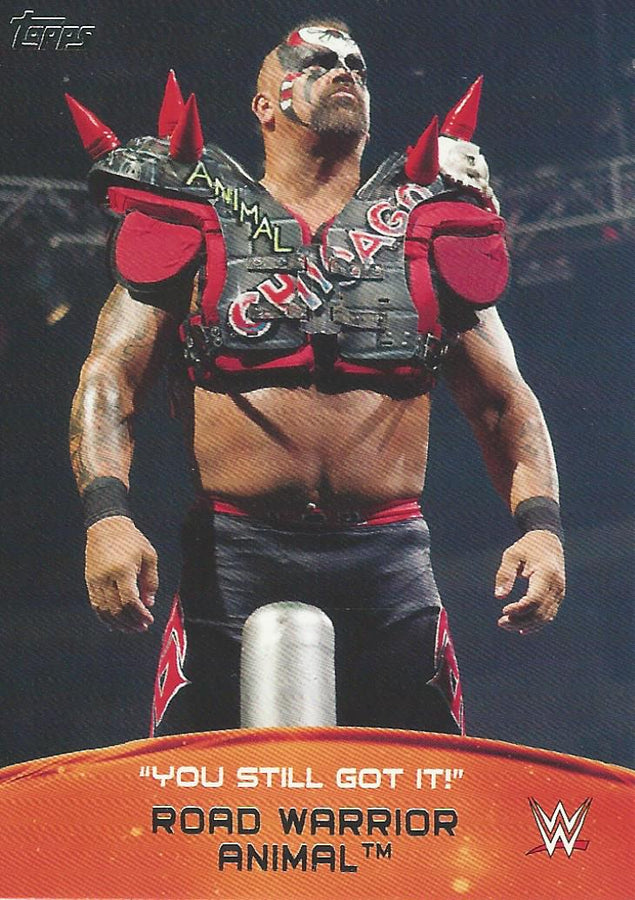WWE Topps 2015 Animal LOD 5 of 10 trading card PW Catalog
