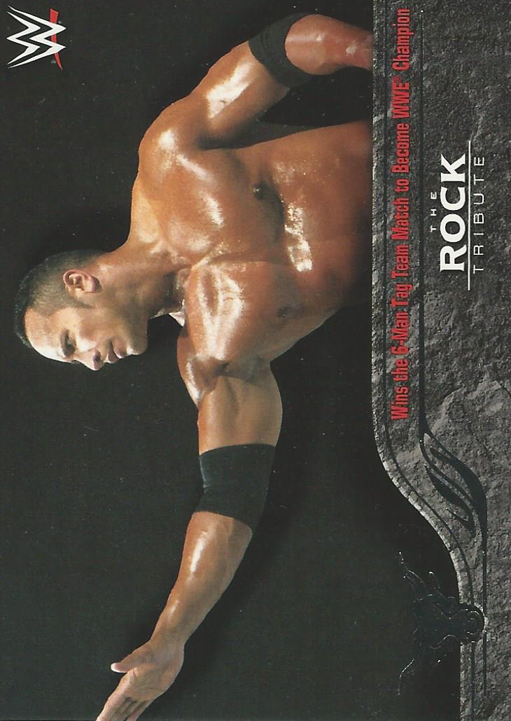 WWE Topps 2016 The Rock 15 of 40 trading card PW Catalog