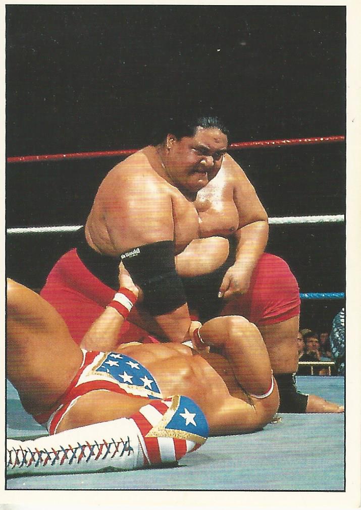 WWF Panini 1995 Sticker Collection Yokozuna #175
