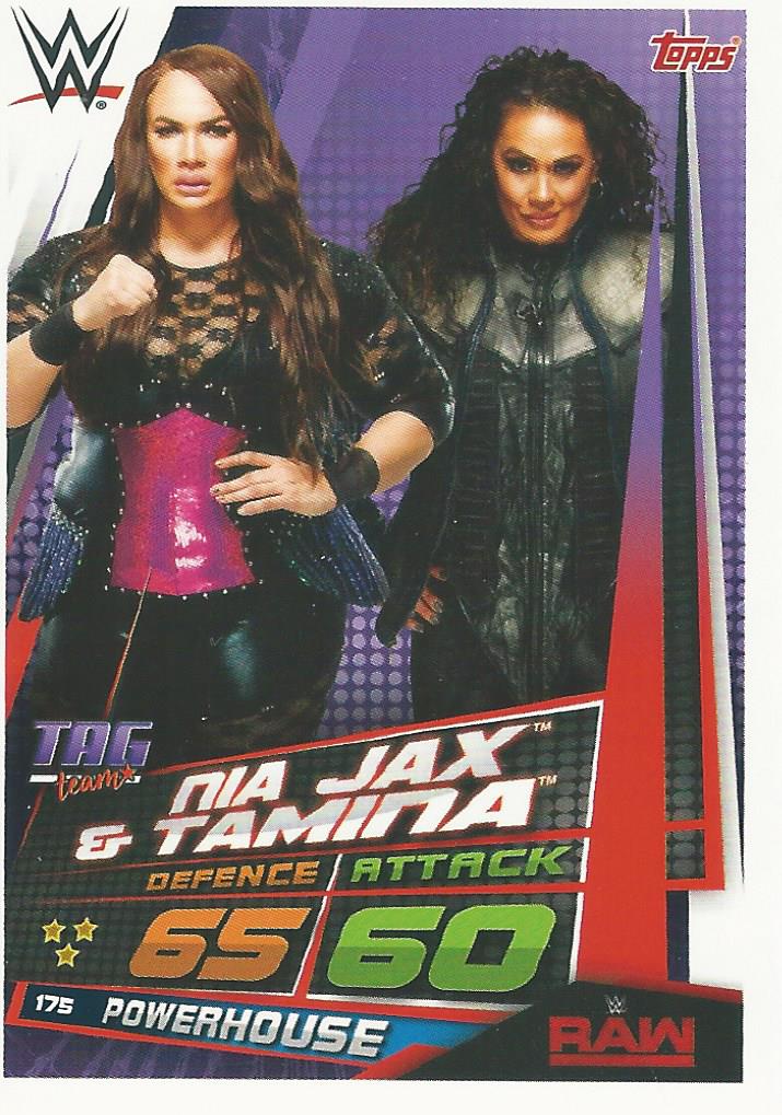 WWE Topps Slam Attax Universe 2019 Nia Jax and Tamina #175