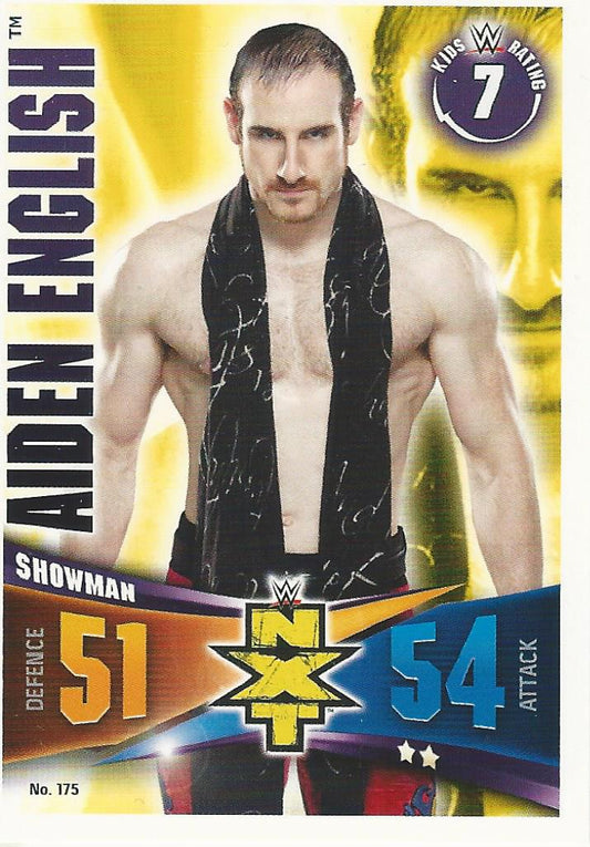 WWE Topps Slam Attax Rivals 2014 Aiden English #175 NXT