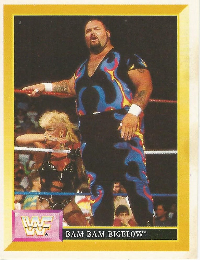 WWF Merlin Sticker 1994 Bam Bam Bigelow #175