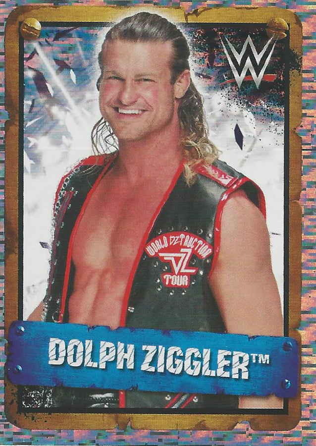 WWE Topps Stickers 2017 Dolph Ziggler Foil #175