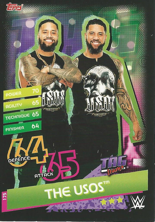 WWE Topps Slam Attax Reloaded 2020 The Usos #175