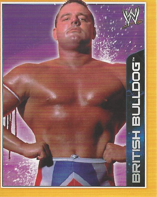 WWE Topps A-Z Sticker Collection 2014 British Bulldog #175