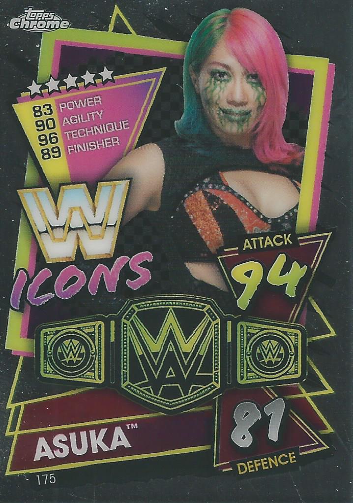 WWE Topps Slam Attax Chrome 2021 Asuka #175