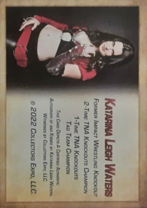 Katarina Leigh Waters trading card PW Catalog