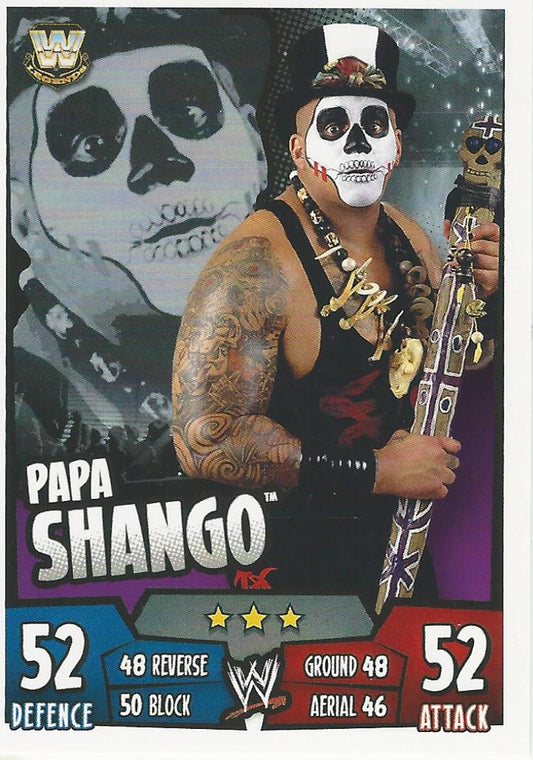 WWE Topps Slam Attax Rumble 2011 Papa Shango #176