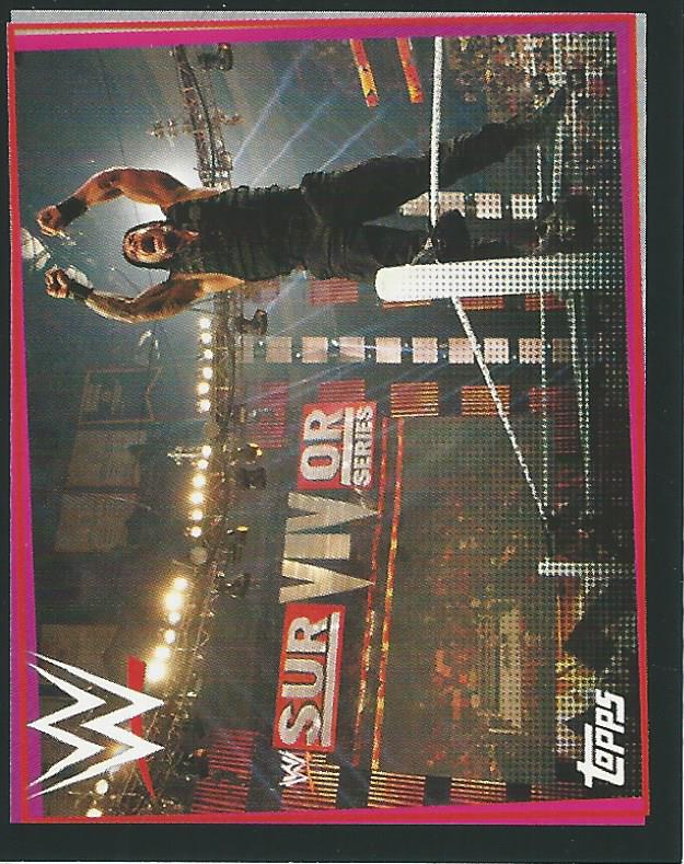 WWE Topps Road to Wrestlemania Stickers 2021 Roman Reigns #176