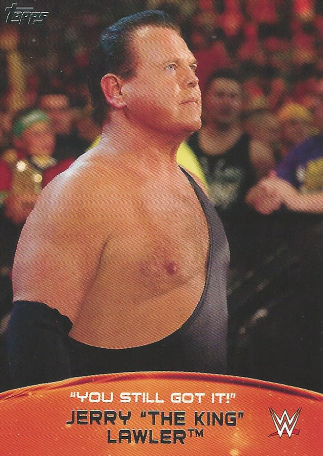 WWE Topps 2015 Jerry Lawler 6 of 10 trading card PW Catalog
