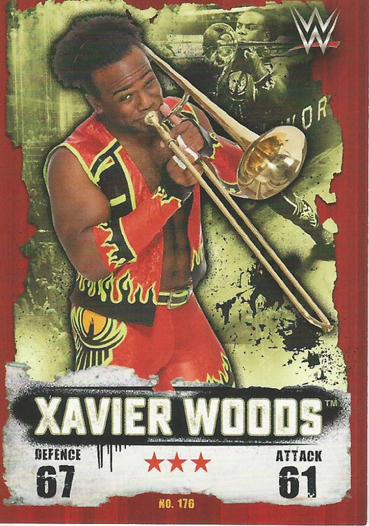 WWE Topps Slam Attax Takeover 2016 Xavier Woods #176