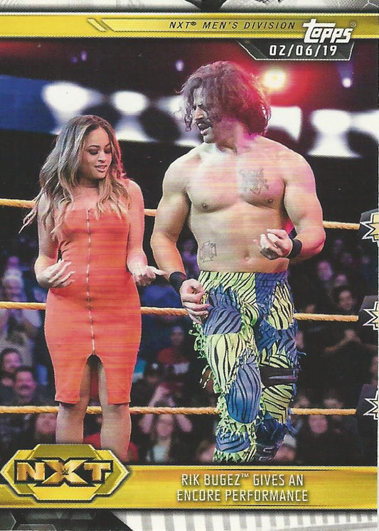 WWE Topps NXT 2019 Rik Bugez #76