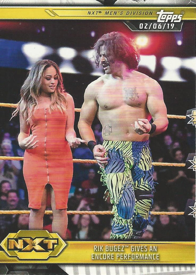 WWE Topps NXT 2019 Rik Bugez #76