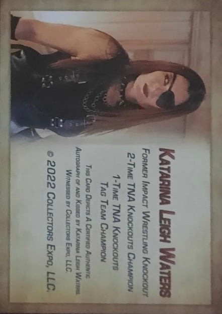 Katarina Leigh Waters trading card PW Catalog