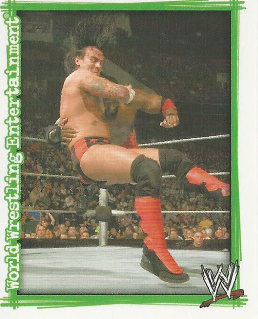 WWE Topps Superstars Uncovered 2007 Sticker CM Punk #177