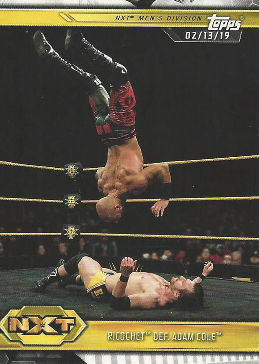 WWE Topps NXT 2019 Ricochet #77