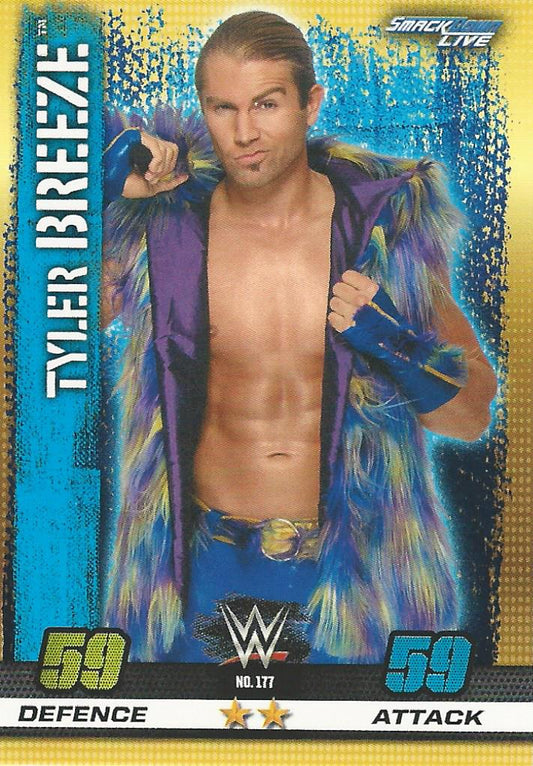 WWE Topps Slam Attax 10th Edition 2017 Tyler Breeze #177