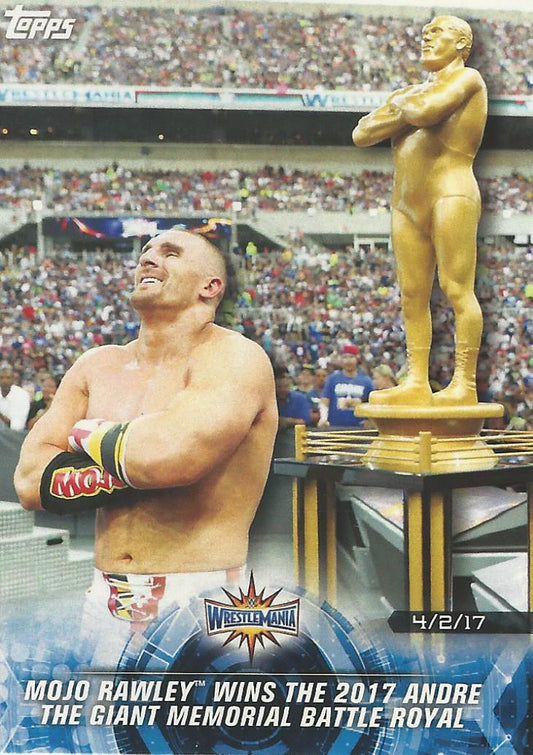 WWE Topps Road to Wrestlemania 2018 Mojo Rawley #77