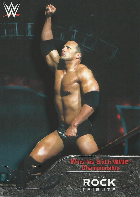 WWE Topps 2016 The Rock 17 of 40 trading card PW Catalog