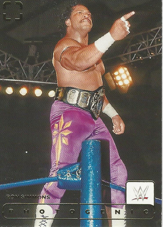 WWE Panini Photogenic 2024 Ron Simmons #177