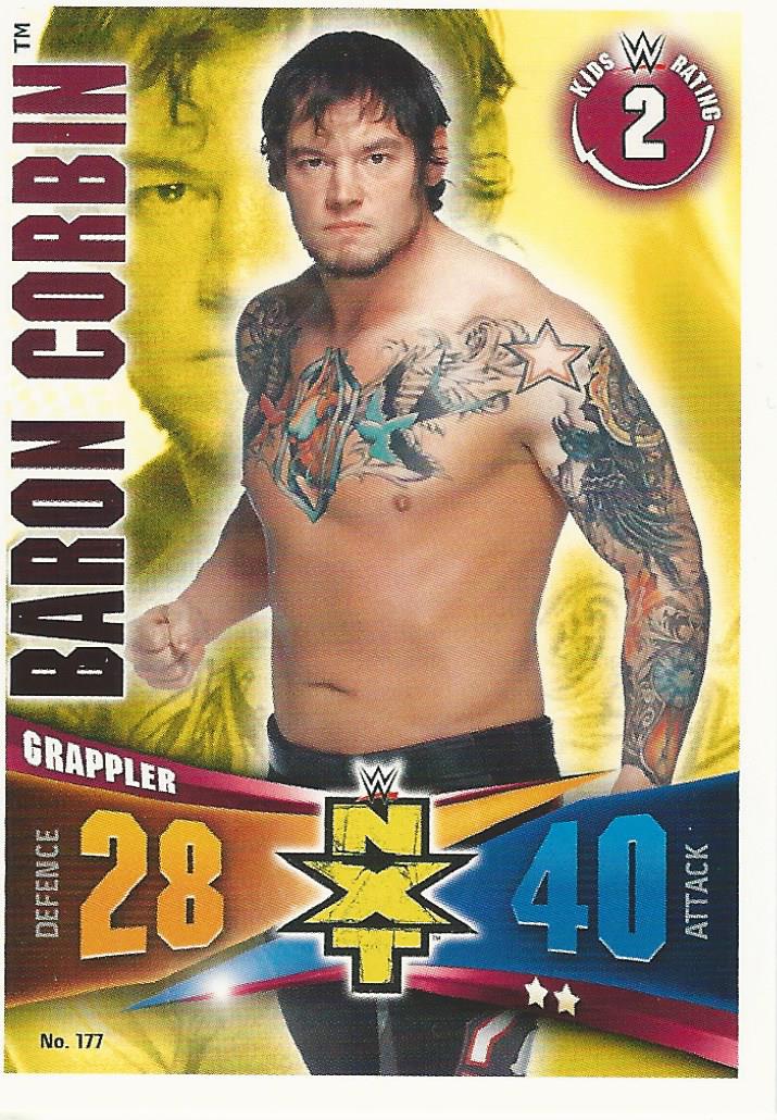 WWE Topps Slam Attax Rivals 2014 Baron Corbin #177 NXT