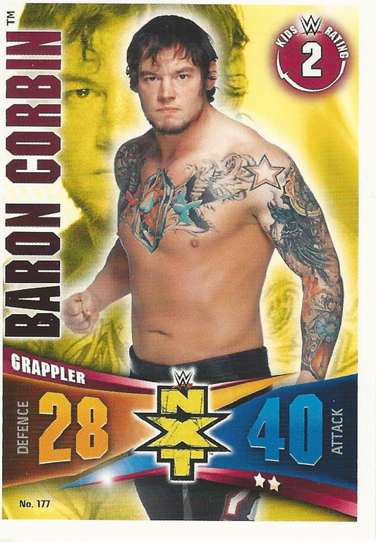 WWE Topps Slam Attax Rivals 2014 Baron Corbin #177 NXT