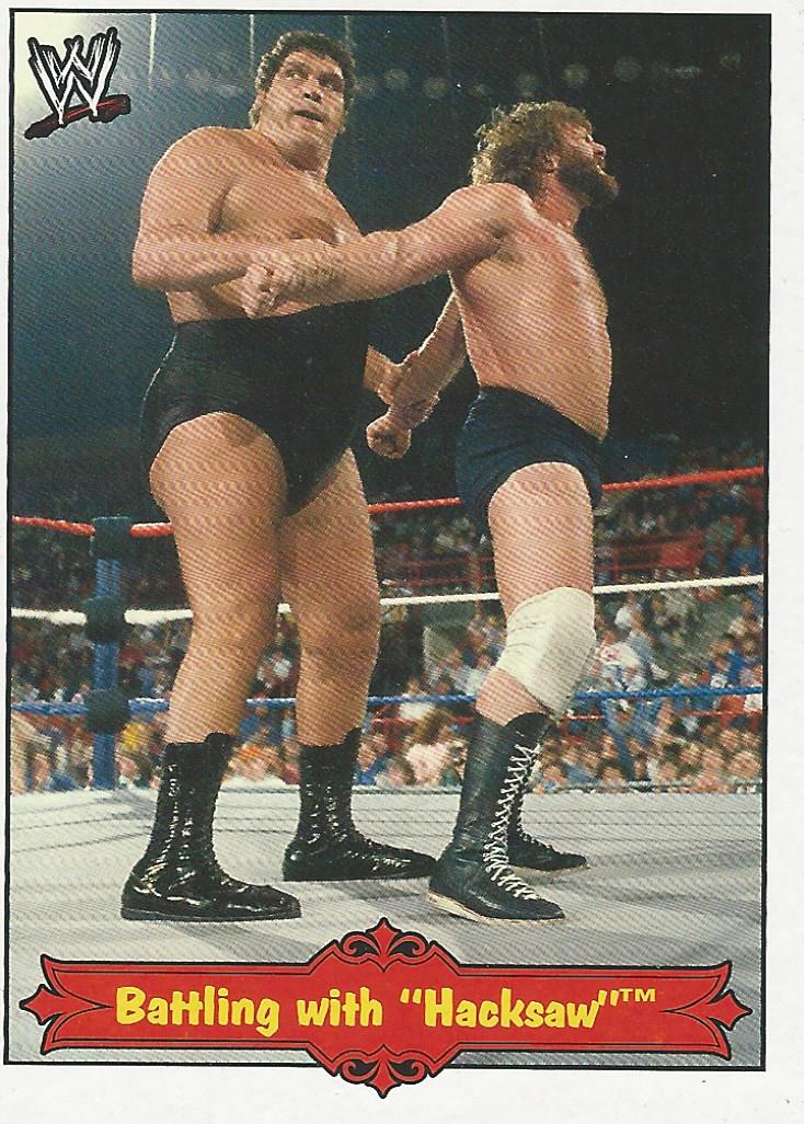 WWE Topps Heritage 2012 Andre the Giant 8 of 10 trading card PW Catalog