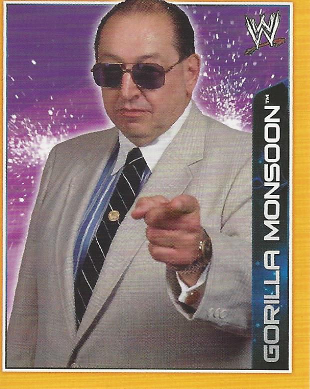 WWE Topps A-Z Sticker Collection 2014 Gorilla Monsoon #177