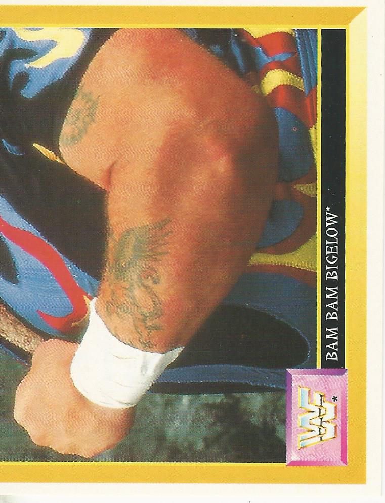 WWF Merlin Sticker 1994 Bam Bam Bigelow #177