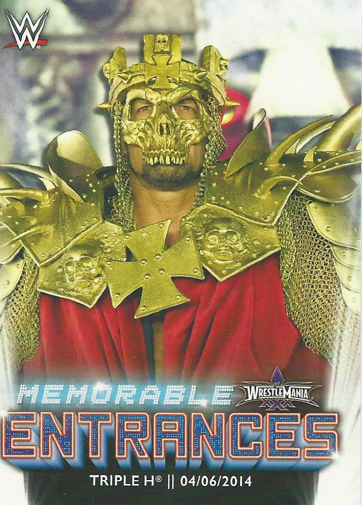 WWE Topps 2021 Triple H ME-7 trading card PW Catalog