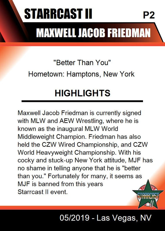 Maxwell Jacob Friedman