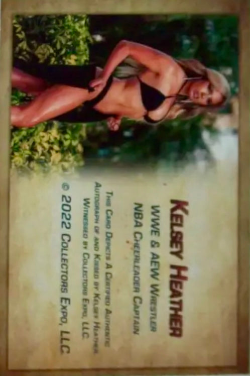 Kelsey Heather trading card PW Catalog