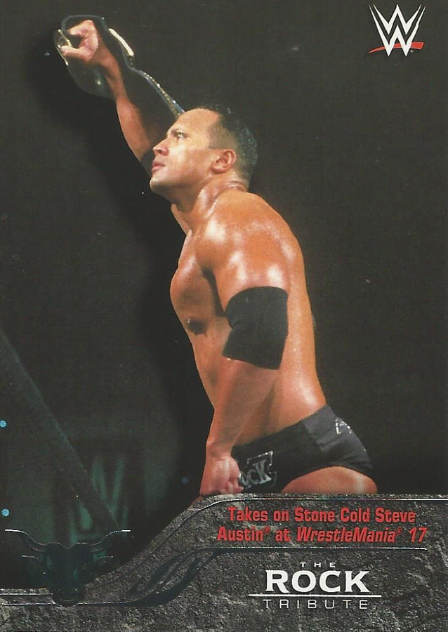WWE Topps 2016 The Rock 18 of 40 trading card PW Catalog