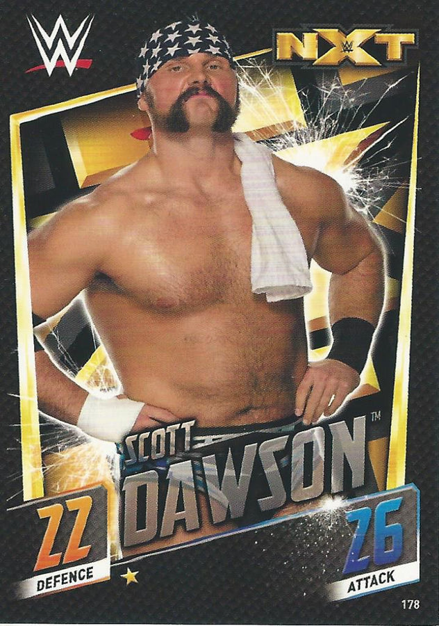 WWE Topps Slam Attax 2015 Then Now Forever Scott Dawson #178 NXT