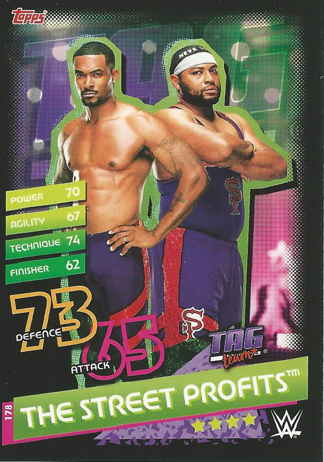 WWE Topps Slam Attax Reloaded 2020 The Street Profits #178