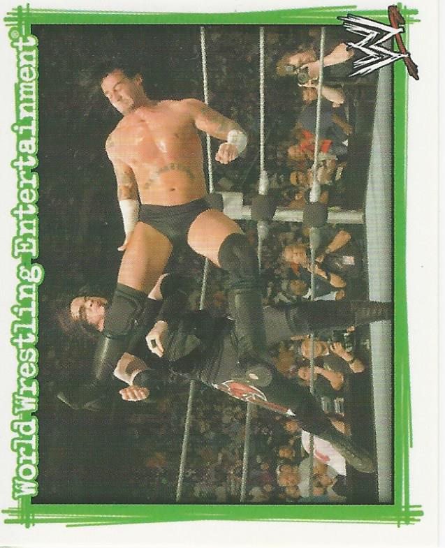 WWE Topps Superstars Uncovered 2007 Sticker CM Punk #178