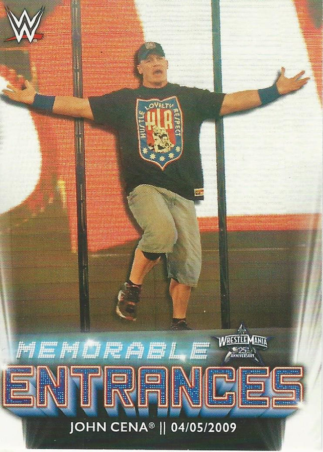 WWE Topps 2021 John Cena ME-5 trading card PW Catalog