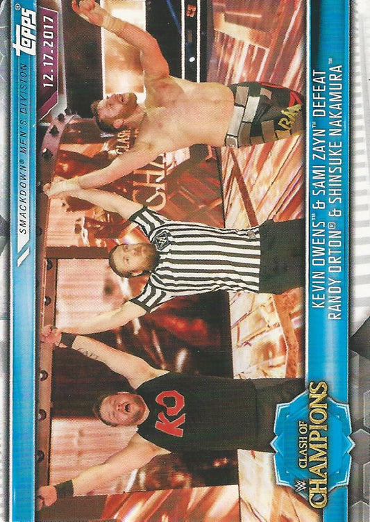 WWE Topps Champions 2019 Kevin Owens and Sami Zayn #78
