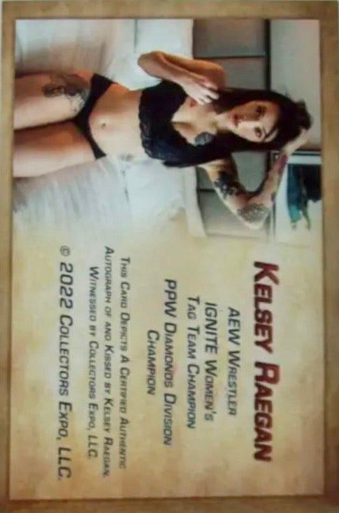 Kelsey Raegan trading card PW Catalog